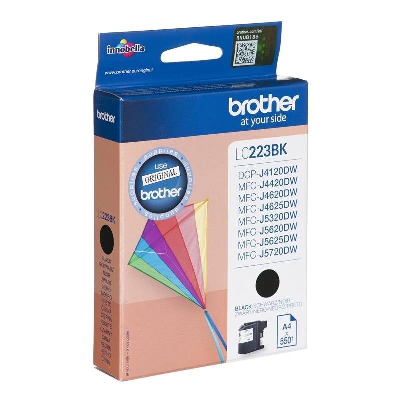 Brother LC-223BK Ink Cartridge, Black цена и информация | Tintes kārtridži | 220.lv