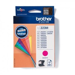 Brother LC-223M Ink Cartridge, Magenta цена и информация | Картриджи для лазерных принтеров | 220.lv