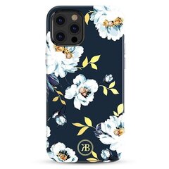 Kingxbar Blossom Series: Gardenia iPhone 11 Pro Max, zils cena un informācija | Telefonu vāciņi, maciņi | 220.lv