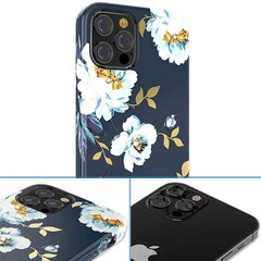 Kingxbar Blossom Series: Gardenia iPhone 11 Pro Max, zils cena un informācija | Telefonu vāciņi, maciņi | 220.lv