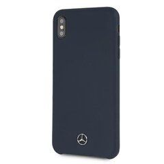 Mercedes MEHCI65SILNA iPhone Xs Max Blue Silicone Line cena un informācija | Telefonu vāciņi, maciņi | 220.lv