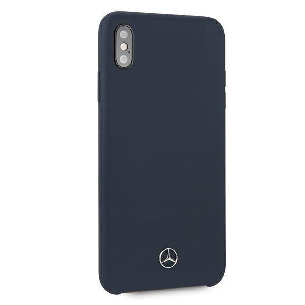 Mercedes MEHCI65SILNA iPhone Xs Max Blue Silicone Line cena un informācija | Telefonu vāciņi, maciņi | 220.lv