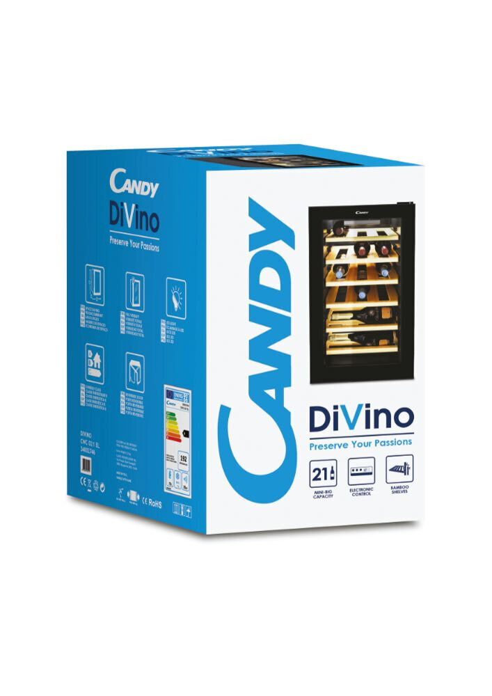 Candy CWCEL 210 / N cena un informācija | Vīna ledusskapji | 220.lv