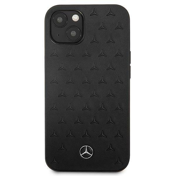 Mercedes MEHCP13SPSQBK iPhone 13 mini 5,4 "black Leather Stars cena un informācija | Telefonu vāciņi, maciņi | 220.lv