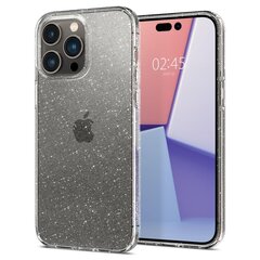 Чехол Spigen Liquid Crystal для iPhone 14 Pro, с блестками, прозрачный цена и информация | Чехлы для телефонов | 220.lv