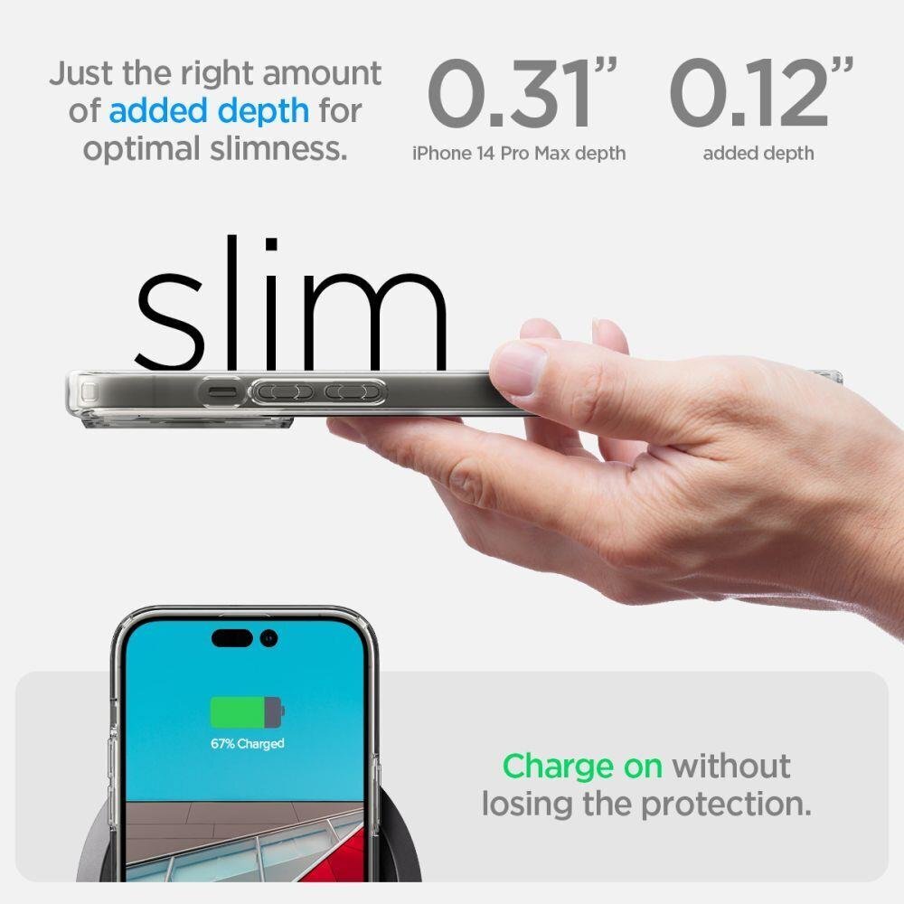 Spigen Ultra Hybrid iPhone 14 Pro Max FROST Clear cena un informācija | Telefonu vāciņi, maciņi | 220.lv
