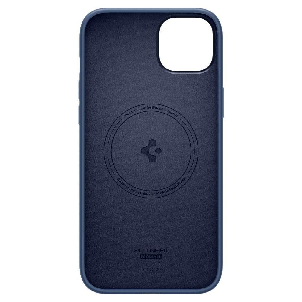 Spigen Silicone Fit iPhone 14 Plus Blue цена и информация | Telefonu vāciņi, maciņi | 220.lv