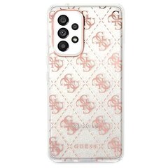 Guess GUHCA53PCU4GLPI A53 5G A536 pink / pink hard 4G Glitter цена и информация | Чехлы для телефонов | 220.lv