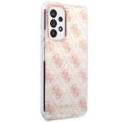 Guess GUHCA53PCU4GLPI A53 5G A536 pink / pink hard 4G Glitter цена и информация | Чехлы для телефонов | 220.lv