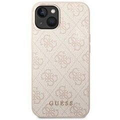 Guess GUHCP14MG4GFPI piemērots iPhone 14 Plus, rozā цена и информация | Чехлы для телефонов | 220.lv