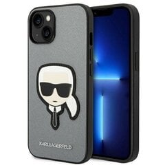 Karl Lagerfeld KLHCP14MSAPKHG, piemērots iPhone 14 Plus, pelēks cena un informācija | Telefonu vāciņi, maciņi | 220.lv