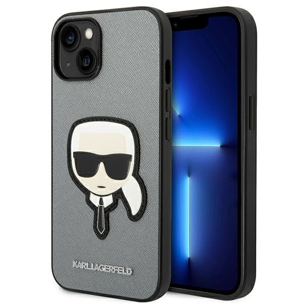 Karl Lagerfeld KLHCP14MSAPKHG, piemērots iPhone 14 Plus, pelēks цена и информация | Telefonu vāciņi, maciņi | 220.lv