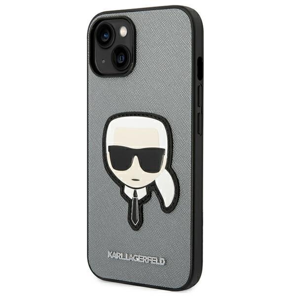 Karl Lagerfeld KLHCP14MSAPKHG, piemērots iPhone 14 Plus, pelēks цена и информация | Telefonu vāciņi, maciņi | 220.lv