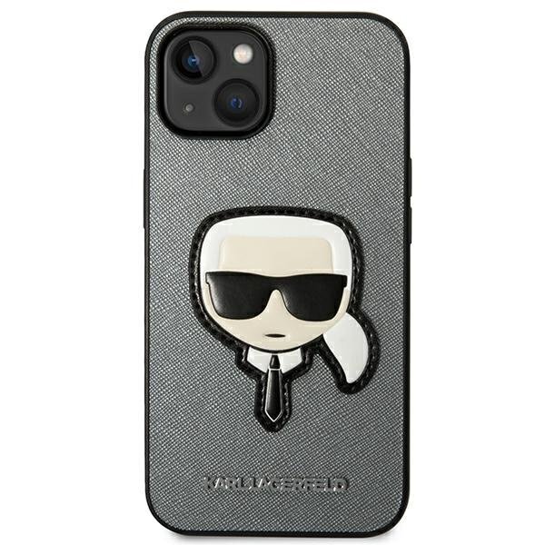 Karl Lagerfeld KLHCP14MSAPKHG, piemērots iPhone 14 Plus, pelēks цена и информация | Telefonu vāciņi, maciņi | 220.lv