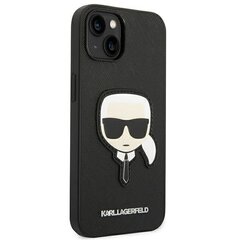 Karl Lagerfeld KLHCP14SSAPKHK priekš iPhone 14, melns cena un informācija | Telefonu vāciņi, maciņi | 220.lv