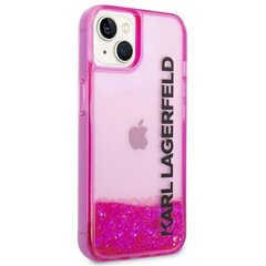 Karl Lagerfeld KLHCP14SLCKVF priekš iPhone 14, rozā cena un informācija | Telefonu vāciņi, maciņi | 220.lv