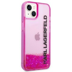 Karl Lagerfeld KLHCP14SLCKVF для iPhone 14, розовый цена и информация | Чехлы для телефонов | 220.lv