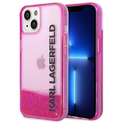 Karl Lagerfeld KLHCP14SLCKVF для iPhone 14, розовый цена и информация | Чехлы для телефонов | 220.lv