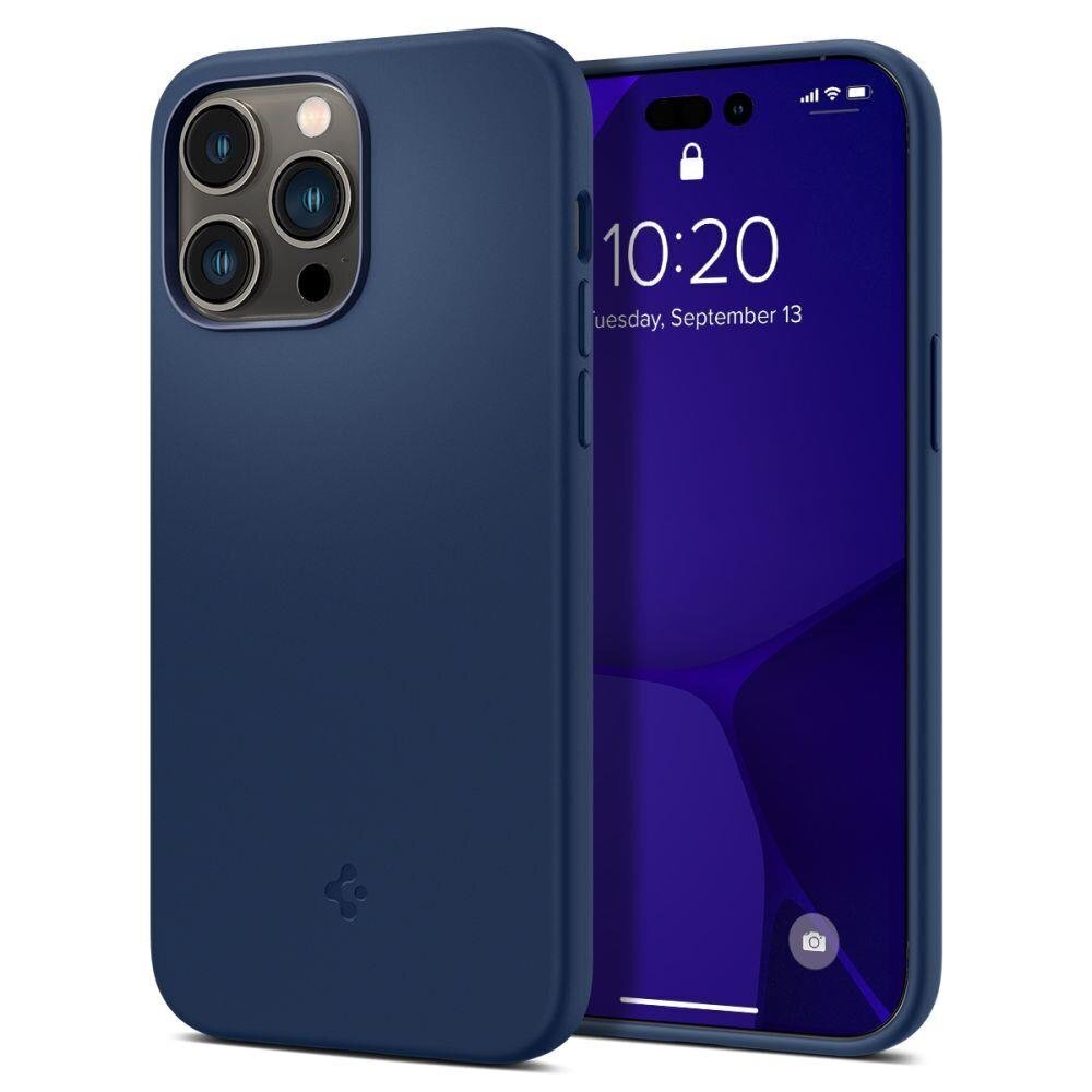 Spigen Silicone Fit iPhone 14 Pro Max Blue cena un informācija | Telefonu vāciņi, maciņi | 220.lv