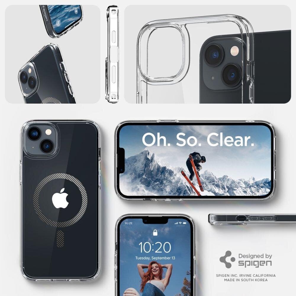 Spigen Ultra Hybrid iPhone 14 Plus CARBON FIBER cena un informācija | Telefonu vāciņi, maciņi | 220.lv