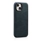 iCarer Leather iPhone 14 Plus Magnetic Leather with MagSafe Dark Blue (WMI14220703-BU) цена и информация | Telefonu vāciņi, maciņi | 220.lv