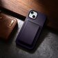 iCarer Leather iPhone 14 Dark Purple (WMI14220705-DP) (MagSafe Compatible) cena un informācija | Telefonu vāciņi, maciņi | 220.lv