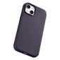 iCarer Leather iPhone 14 Dark Purple (WMI14220705-DP) (MagSafe Compatible) cena un informācija | Telefonu vāciņi, maciņi | 220.lv