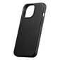 iCarer Litchi Leather iPhone 14 Pro Max Magnetic with MagSafe Black (WMI14220712-BK) cena un informācija | Telefonu vāciņi, maciņi | 220.lv