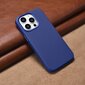 iCarer Litchi Leather iPhone 14 Pro Max Magnetic with MagSafe Dark Blue (WMI14220712-DB) цена и информация | Telefonu vāciņi, maciņi | 220.lv