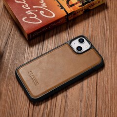 iCarer Leather iPhone 14 (MagSafe compatible) brown (WMI14220717-TN) cena un informācija | Telefonu vāciņi, maciņi | 220.lv