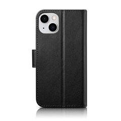 iCarer 2in1 iPhone 14 Flip Leather Anti-RFID Black (WMI14220725-BK) цена и информация | Чехлы для телефонов | 220.lv