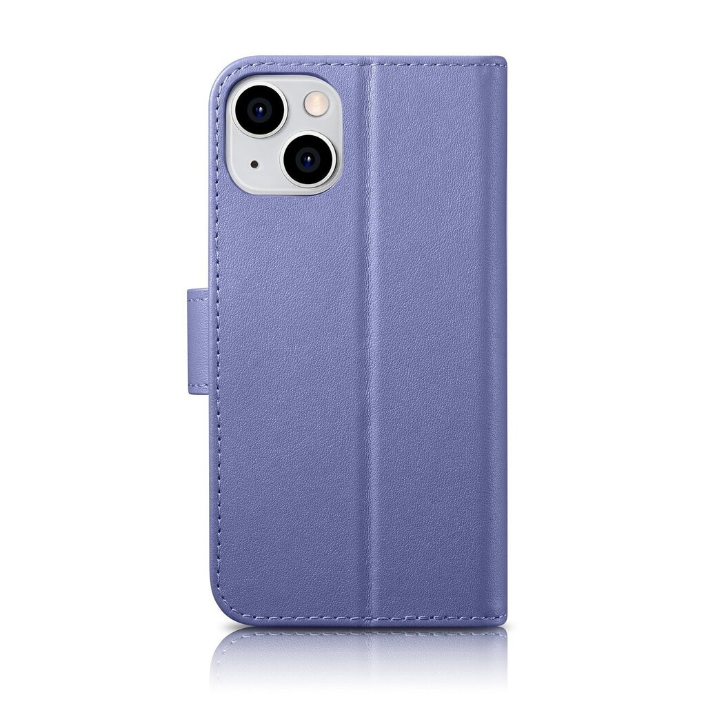 iCarer 2in1 iPhone 14 Plus FlipAnti-RFID Light Violet (WMI14220727-LP) цена и информация | Telefonu vāciņi, maciņi | 220.lv