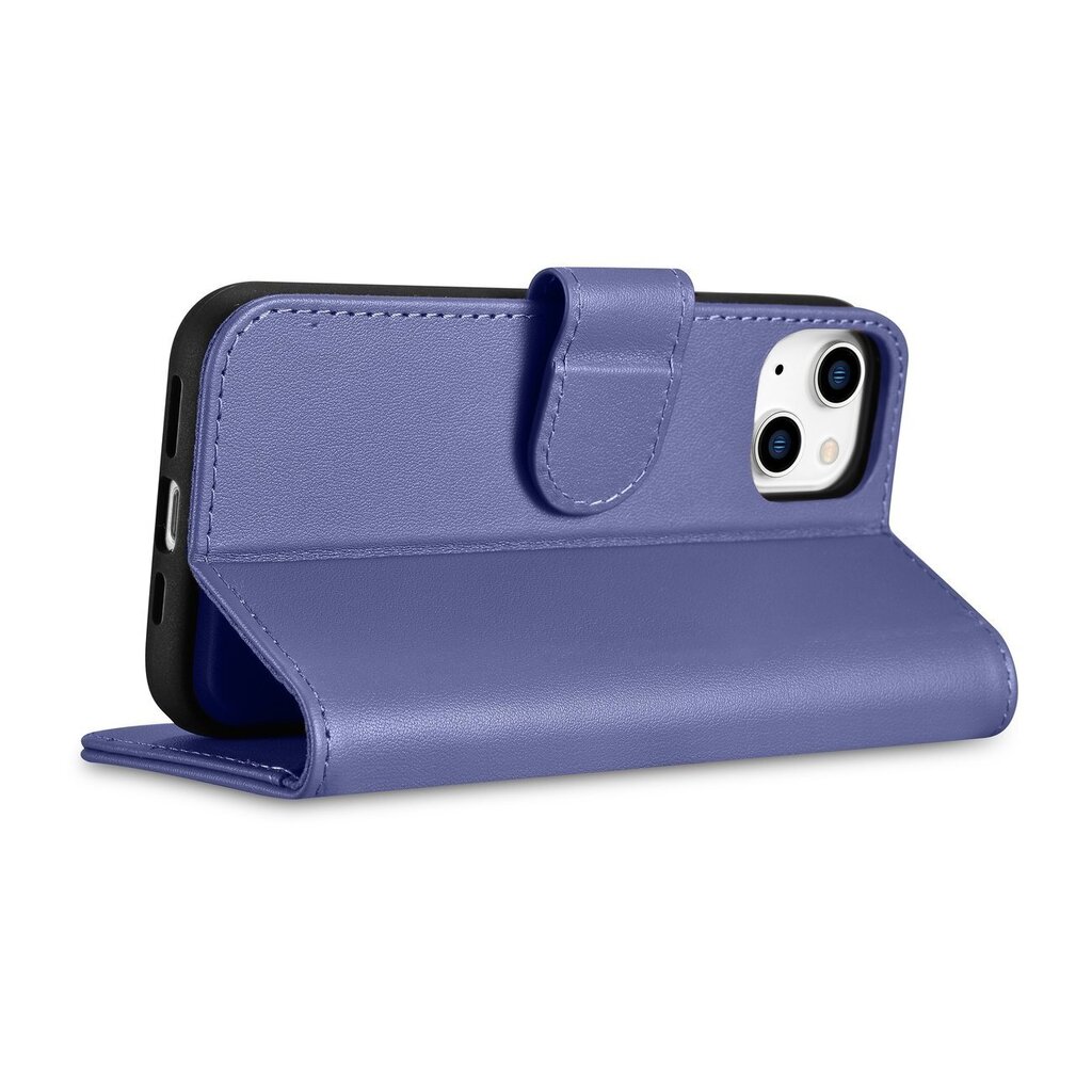 iCarer 2in1 iPhone 14 Plus FlipAnti-RFID Light Violet (WMI14220727-LP) цена и информация | Telefonu vāciņi, maciņi | 220.lv