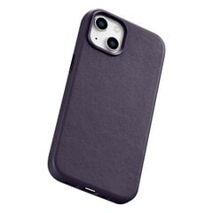 Кожаный чехол iCarer для iPhone 14 Plus, темно-фиолетовый (совместим с MagSafe) цена и информация | Чехлы для телефонов | 220.lv