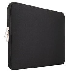 Универсальный чехол для ноутбука 15,6 ", черный цена и информация | Рюкзаки, сумки, чехлы для компьютеров | 220.lv