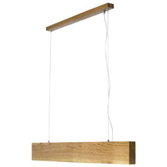 Koka piekaramā lampa 90cm, 36W, 3100lm, 4000K "Slim" cena un informācija | Lustras | 220.lv
