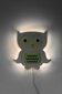 Koka bērnu lampa "Pūce-zaļa" cena un informācija | Sienas lampas | 220.lv