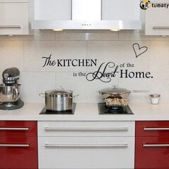 Настенная наклейка The kitchen.. , безопасная для стен водоотталкивающая виниловая наклейка 7 шт (63 x 23 см) цена и информация | Декоративные наклейки | 220.lv