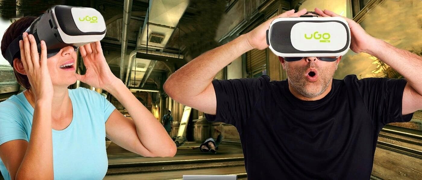 VR 3D brilles ar kontrolieri un austiņām цена и информация | VR brilles | 220.lv