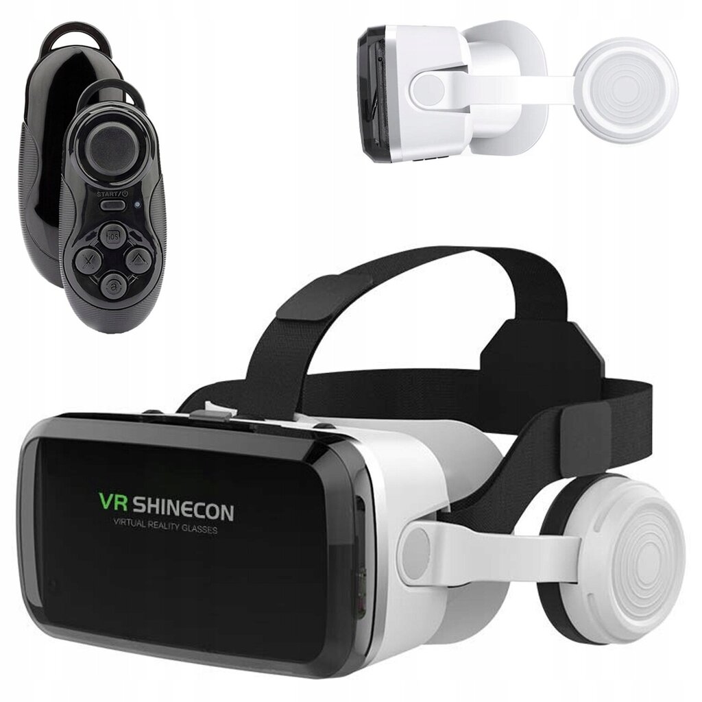 Shinecon 3D VR virtuālās brilles + BT tālvadības pults цена и информация | VR brilles | 220.lv