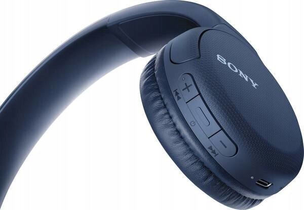 Ausīs ievietojamas austiņas SONY WH-CH510 BT 5.0 Blue cena un informācija | Austiņas | 220.lv