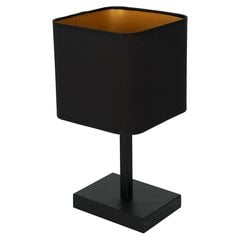 Milagro Napoli Black / Gold 1xE27 table lamp цена и информация | Настольные светильники | 220.lv