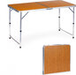 Modernhome Tūristu galds, saliekamais galds, kempinga koka imitācija cena un informācija | Dārza galdi | 220.lv