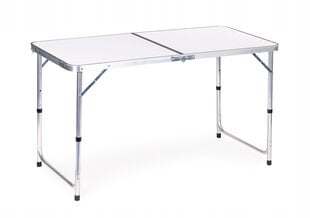 Modernhome Tourist table, folding camping table, white цена и информация | Туристическая мебель | 220.lv