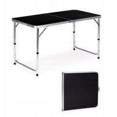 Modernhome Tourist table folding camping table black цена и информация | Туристическая мебель | 220.lv