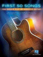 First 50 Songs You Should Play on Acoustic Guitar: You Should Play on Acoustic Guitar цена и информация | Книги об искусстве | 220.lv