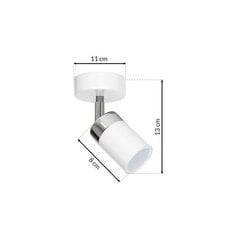 Milagro Sienas lampa JOKER balta 1xGU10 цена и информация | Настенные светильники | 220.lv