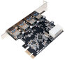 LogiLink USB3.0 4-Port PCI-Express Card PC0057 cena un informācija | Kontrolieri | 220.lv