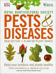 RHS Pests & Diseases: New Edition, Plant-by-plant Advice, Keep Your Produce and Plants Healthy цена и информация | Книги по садоводству | 220.lv