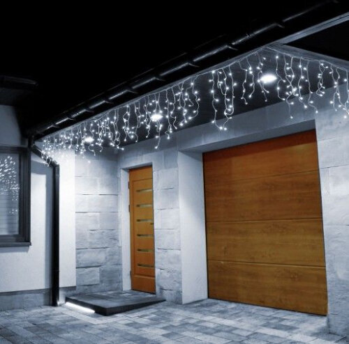 Multistore Āra dekoratīvās gaismas - Ziemassvētku lampiņas 500 LED 19m aizkars cena un informācija | Ziemassvētku lampiņas, LED virtenes | 220.lv